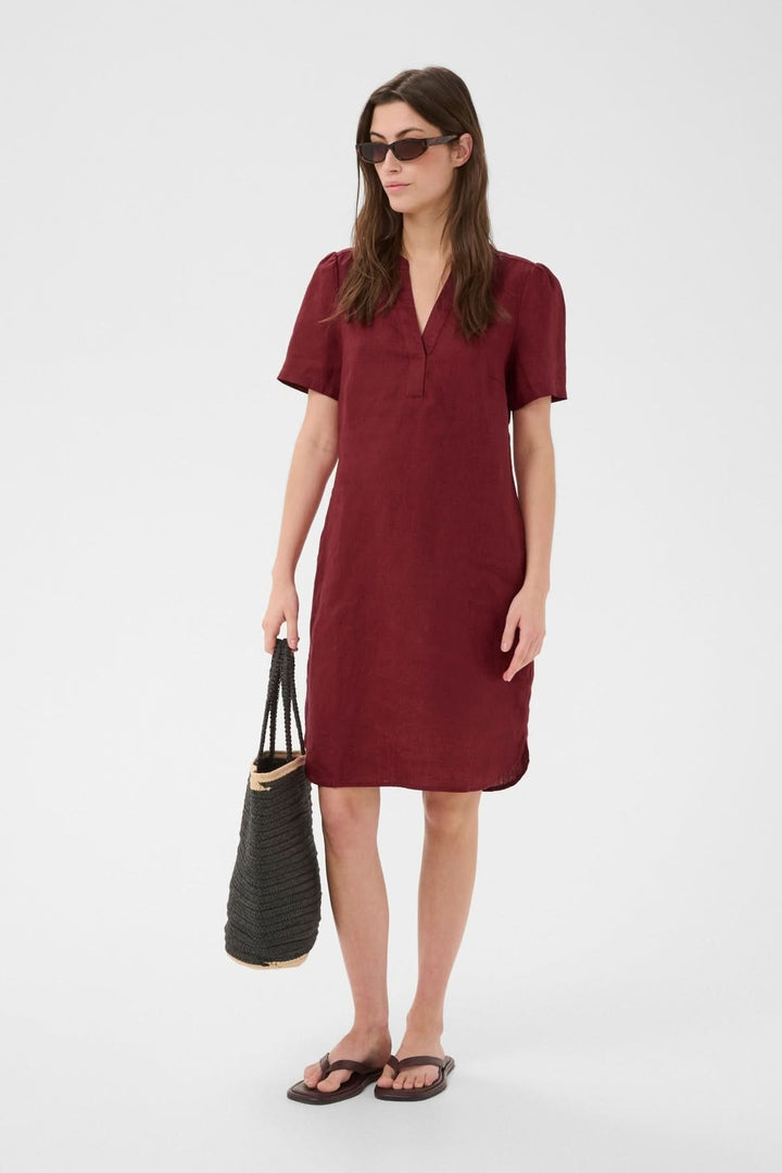 Aminase Linen Dress