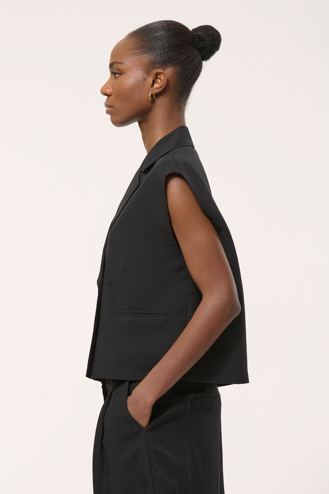 Veste tailleur Loric sans manches