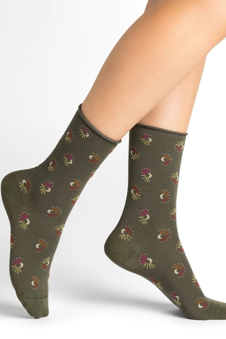 Velvety eclipse socks