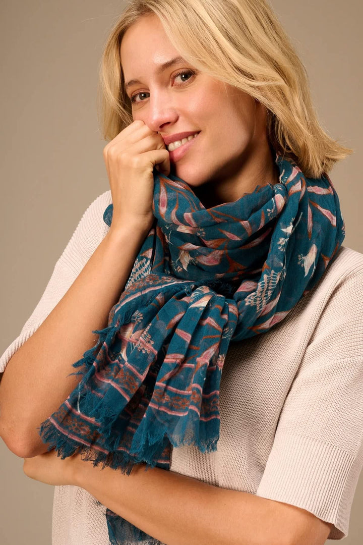Foulard à imprimé floral pour femme Nile