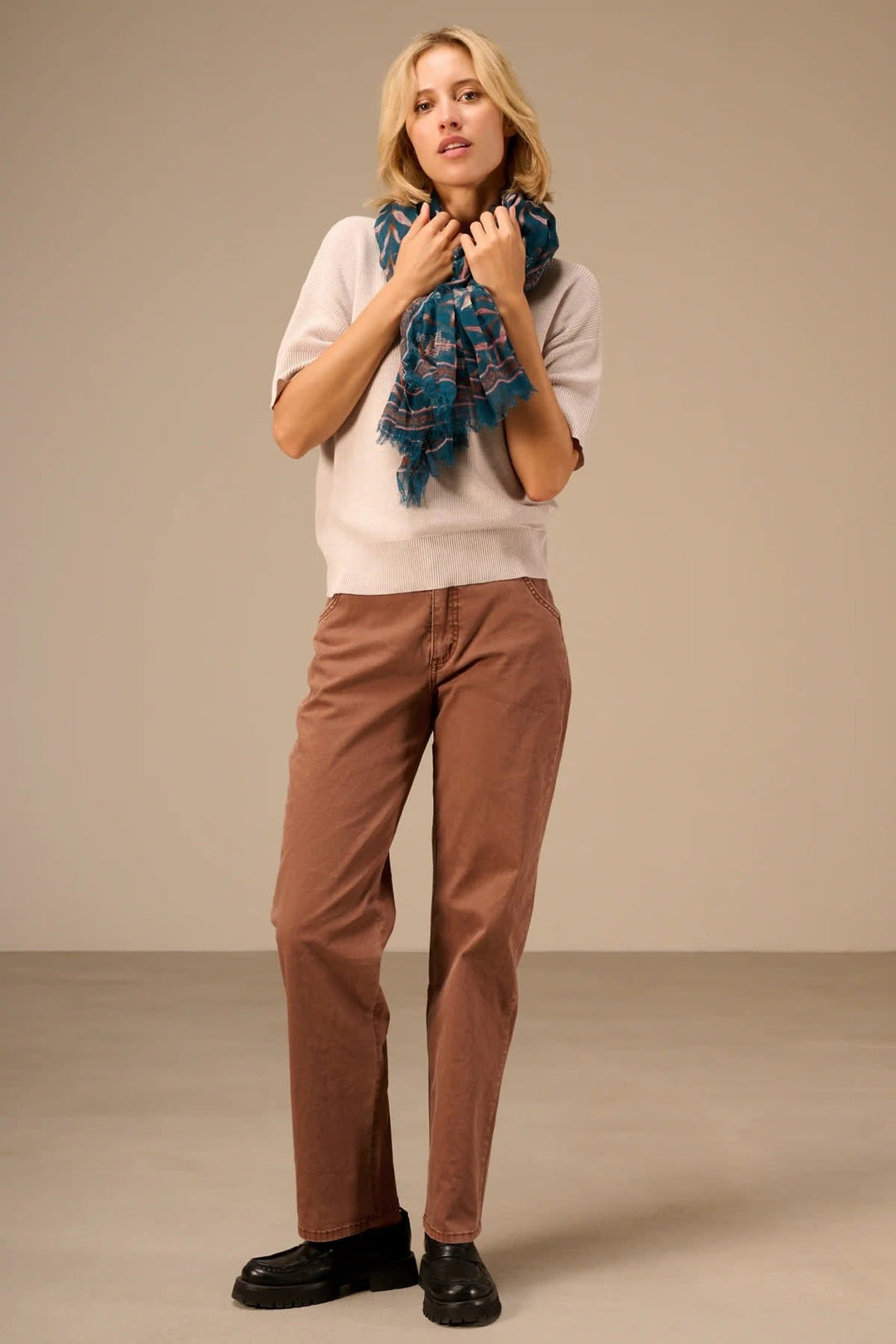 Foulard à imprimé floral pour femme Nile
