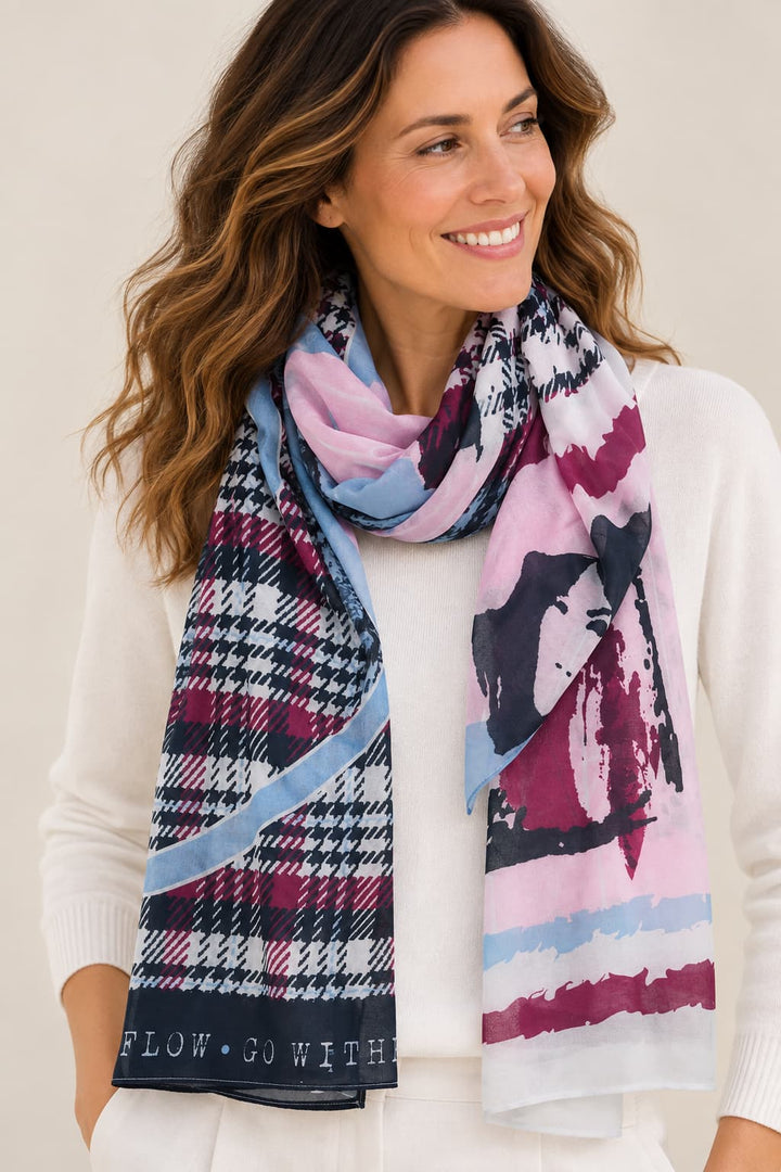 Foulard à imprimé mixte pour femme kennys