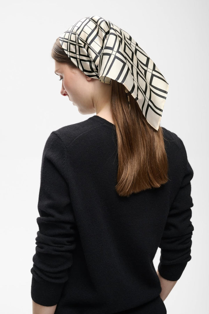 Foulard carré imprimé géométrique Rafiq pour femme Inwear