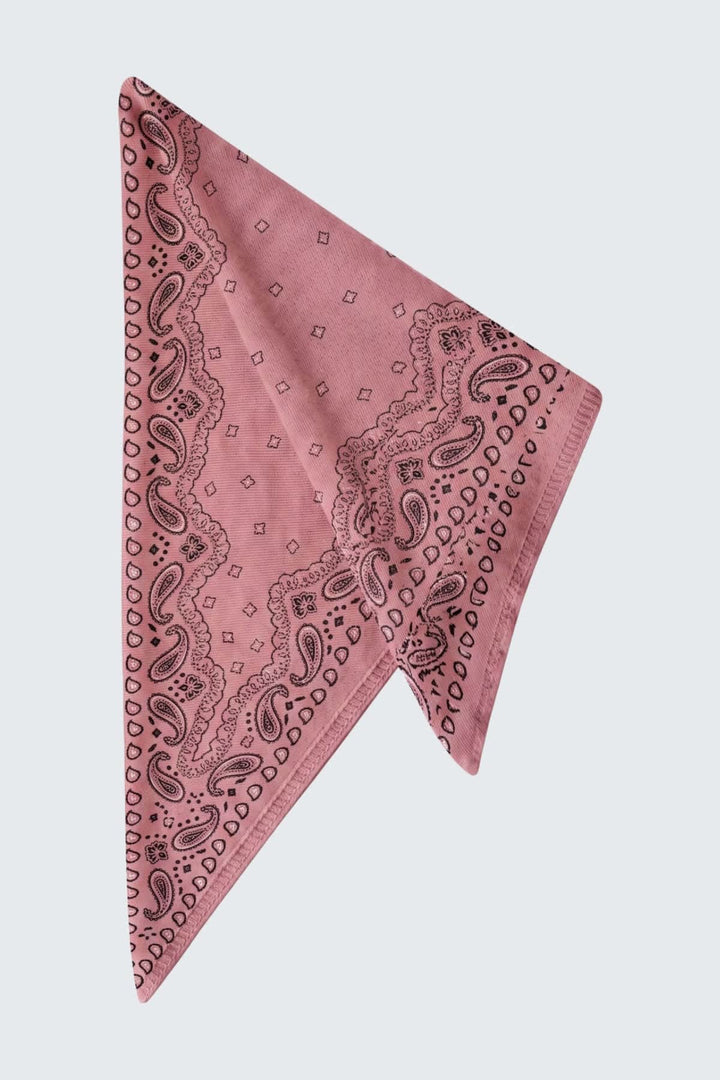 Foulard triangulaire à motif paisley pour femme Oui