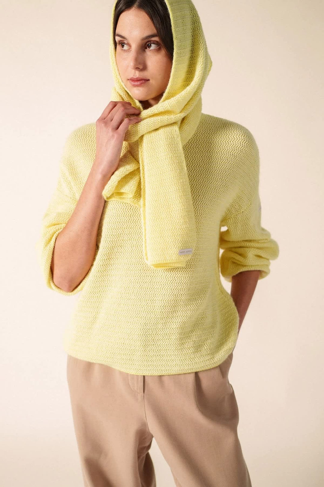 Foulard tricot texturé ASCAIN pour femme Saint James