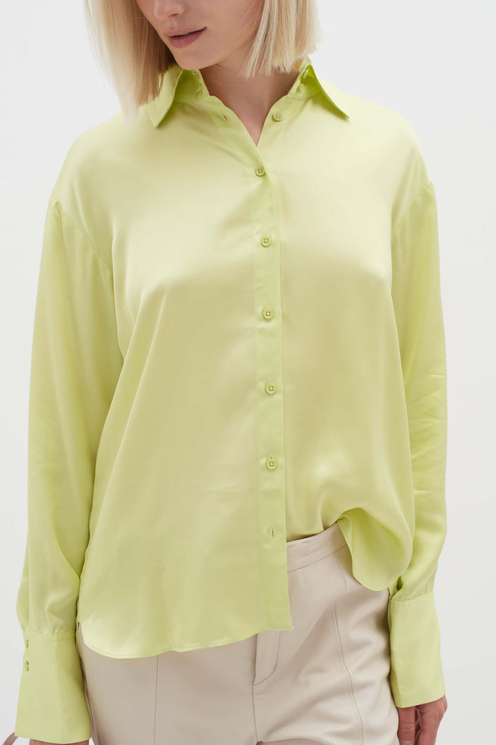 Pauline satin shirt