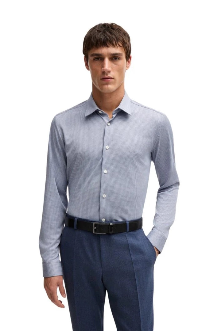 Chemise extensible avec micro-imprimé