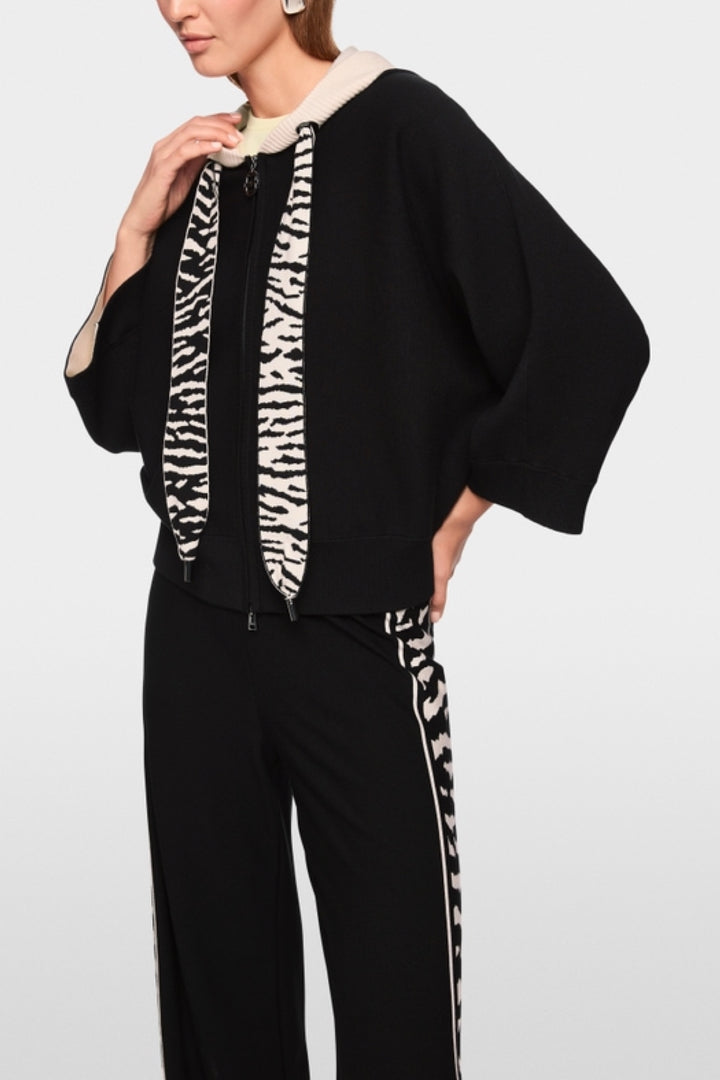 Cardigan with zipper