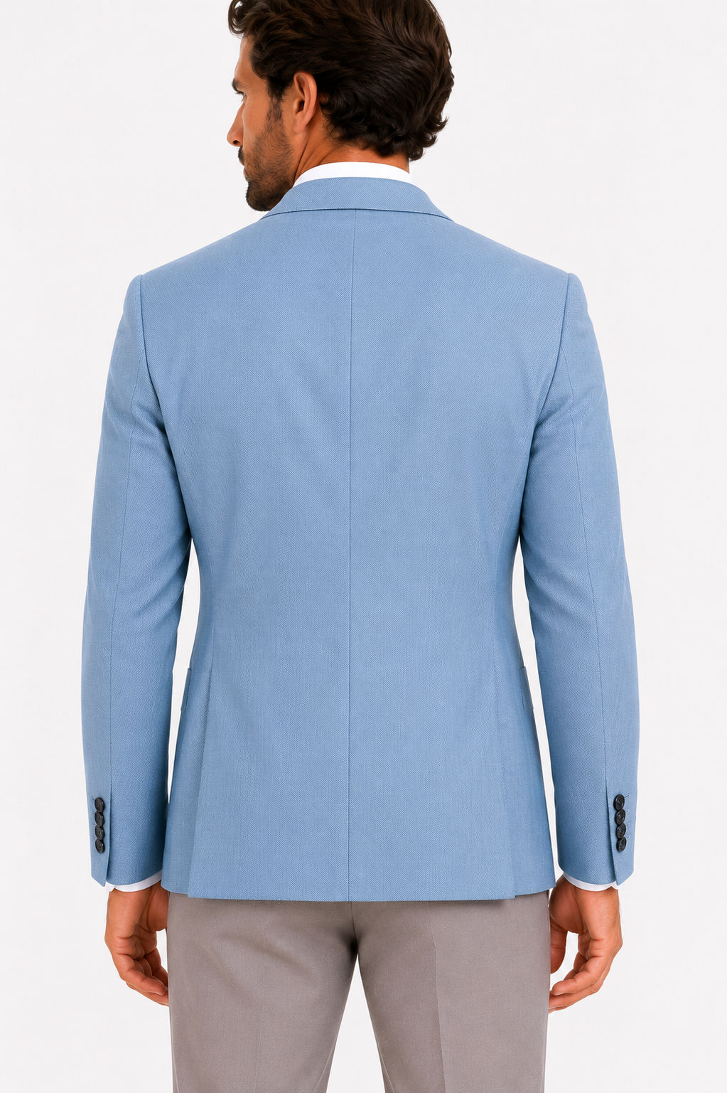 Stretch textured blazer