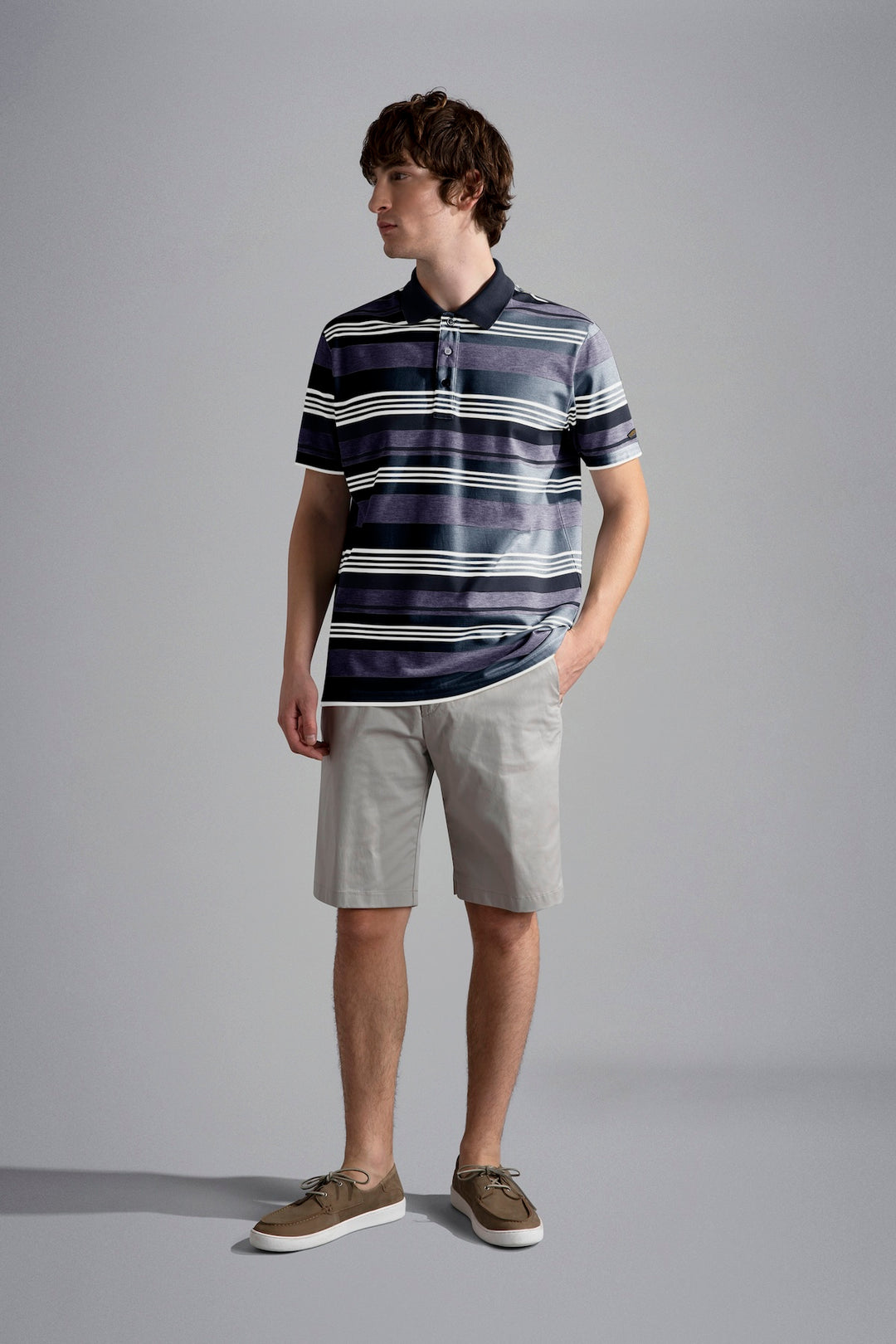 Cotton lined polo shirt