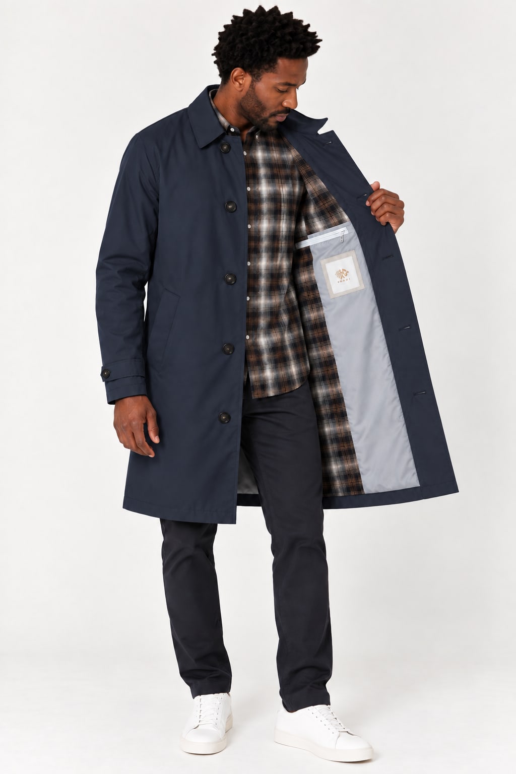 Imperméable long pour homme Fradi