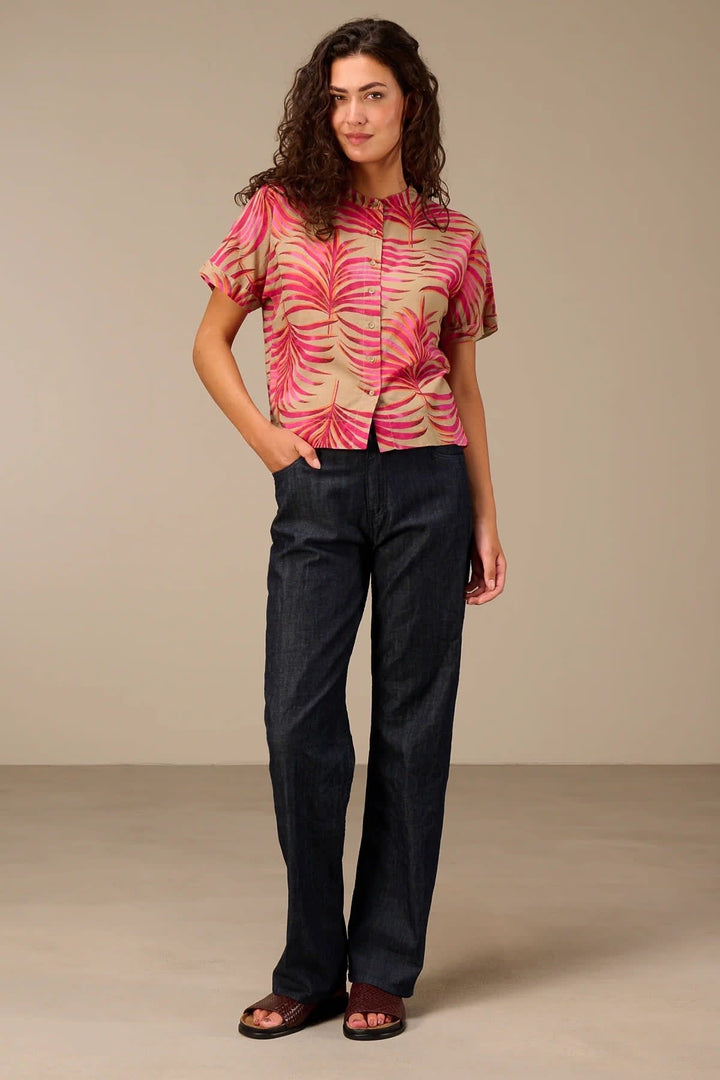 Jean à jambe large pour femme Nile