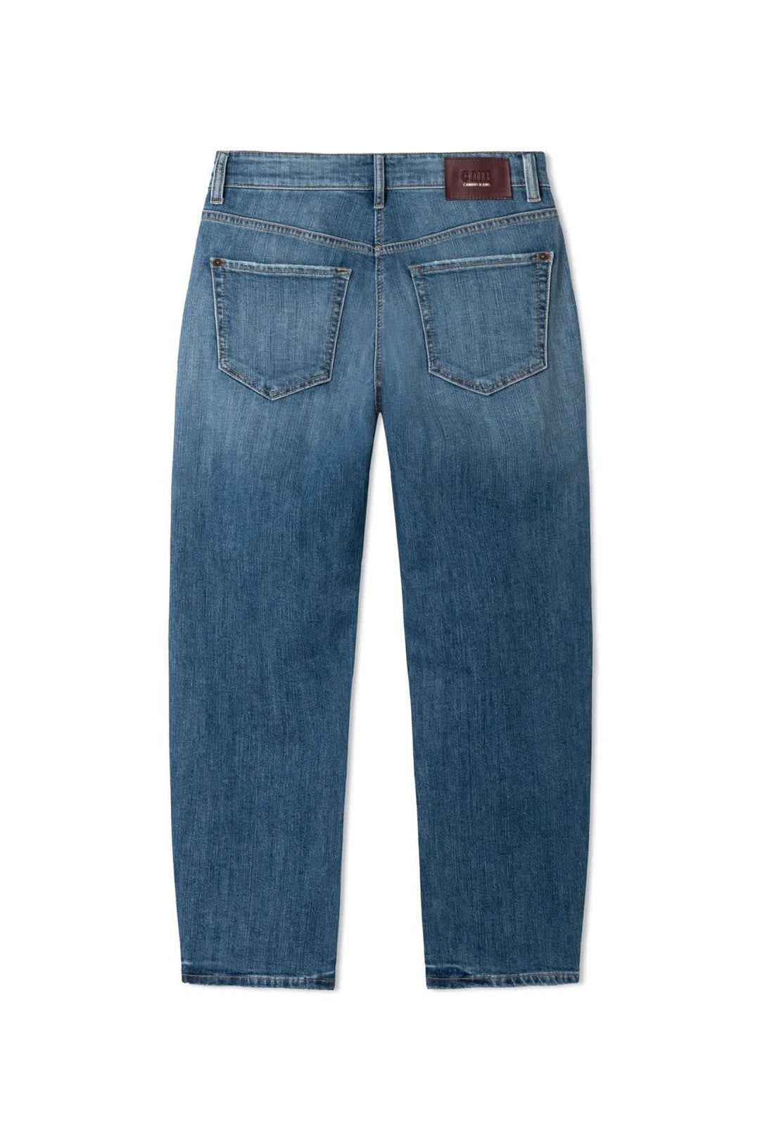 Cambio Elli high-rise straight-leg jeans for women, front view