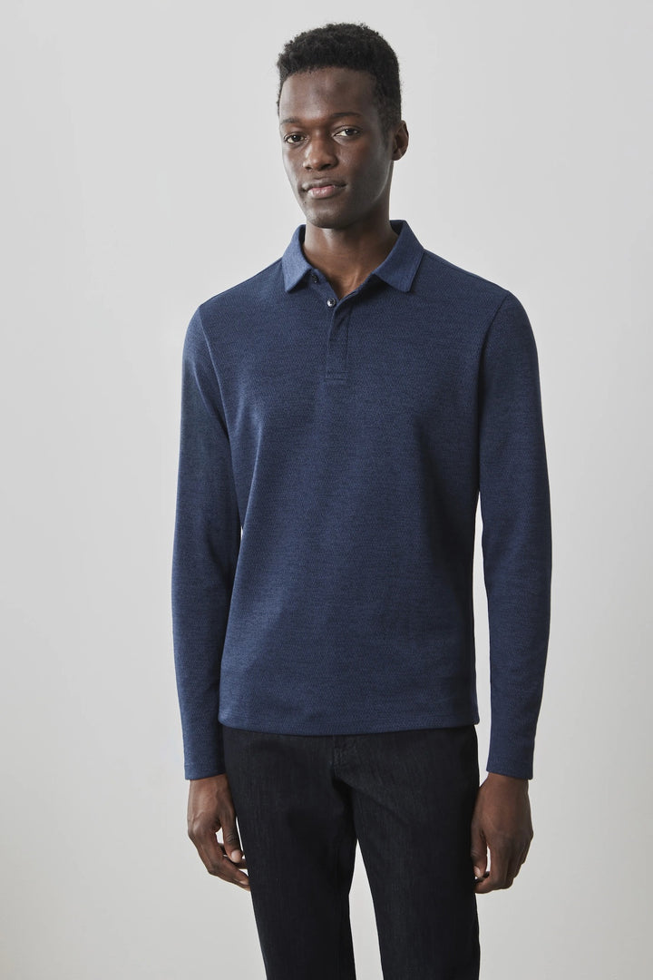 Gosford long sleeve polo shirt