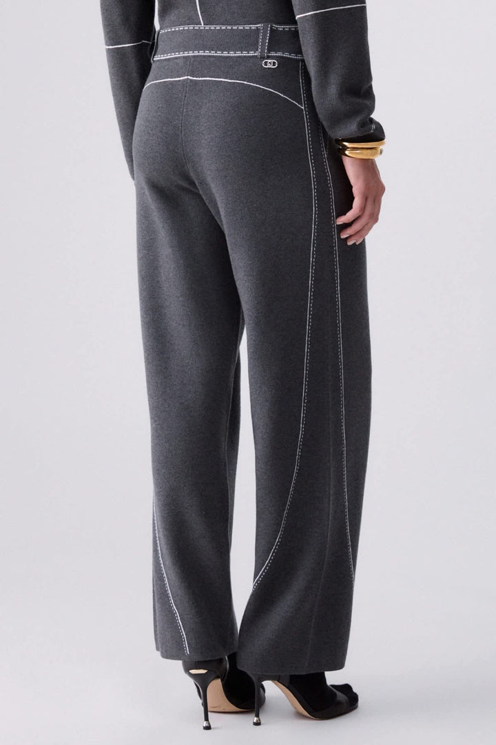 Jogging à surpiqûres contrastantes pour femme liujo