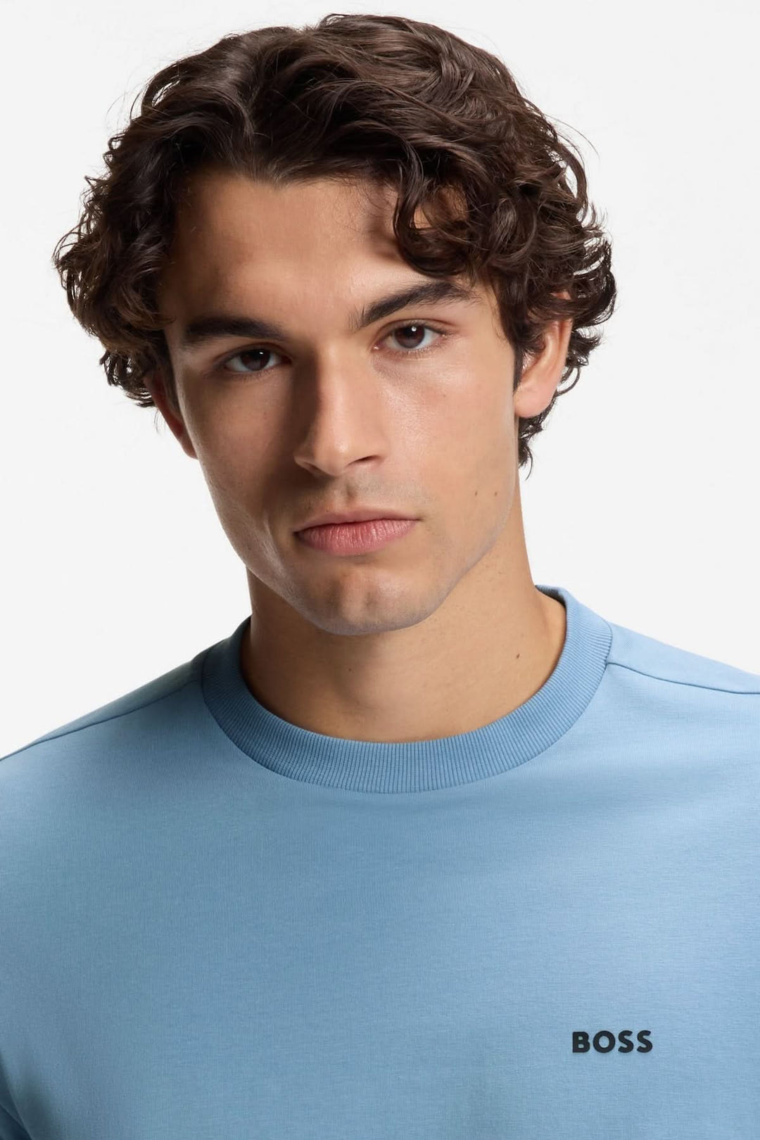 T-shirt en coton extensible avec logo