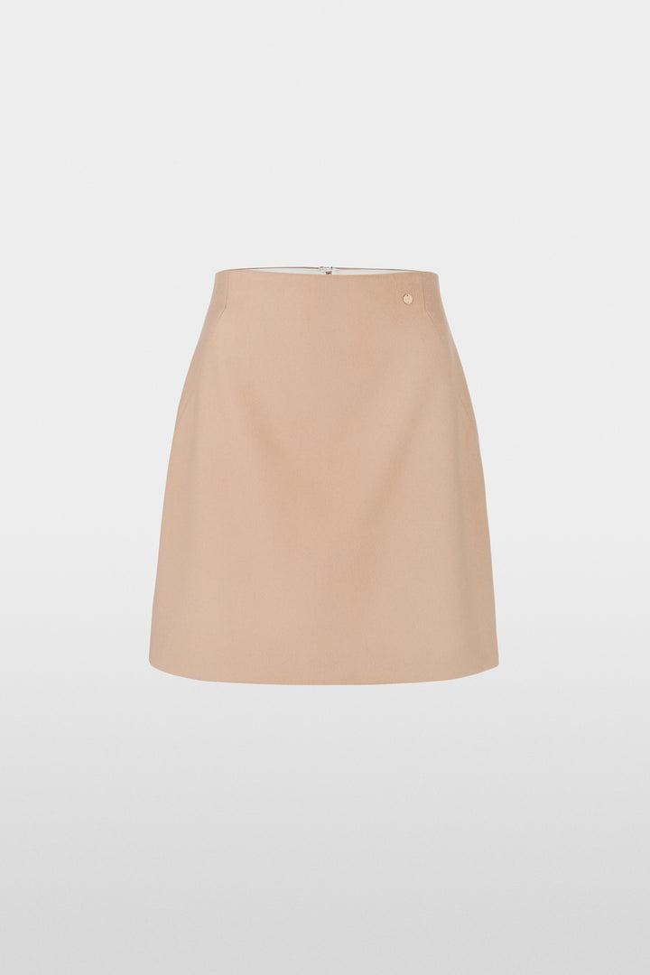 Mini skirt in virgin wool with cashmere