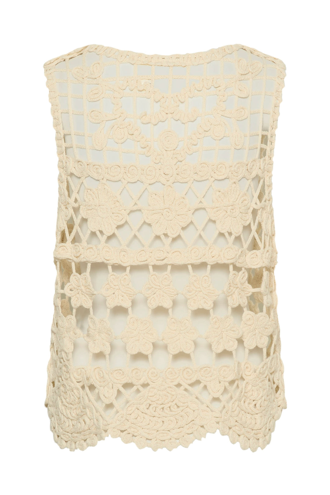 Veste Lotu sans manches en crochet