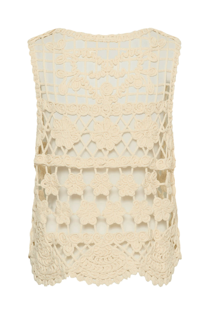 Veste Lotu sans manches en crochet