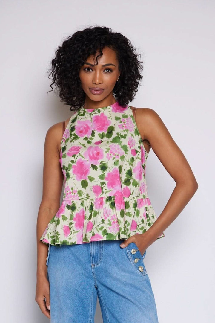 Floral-print camisole