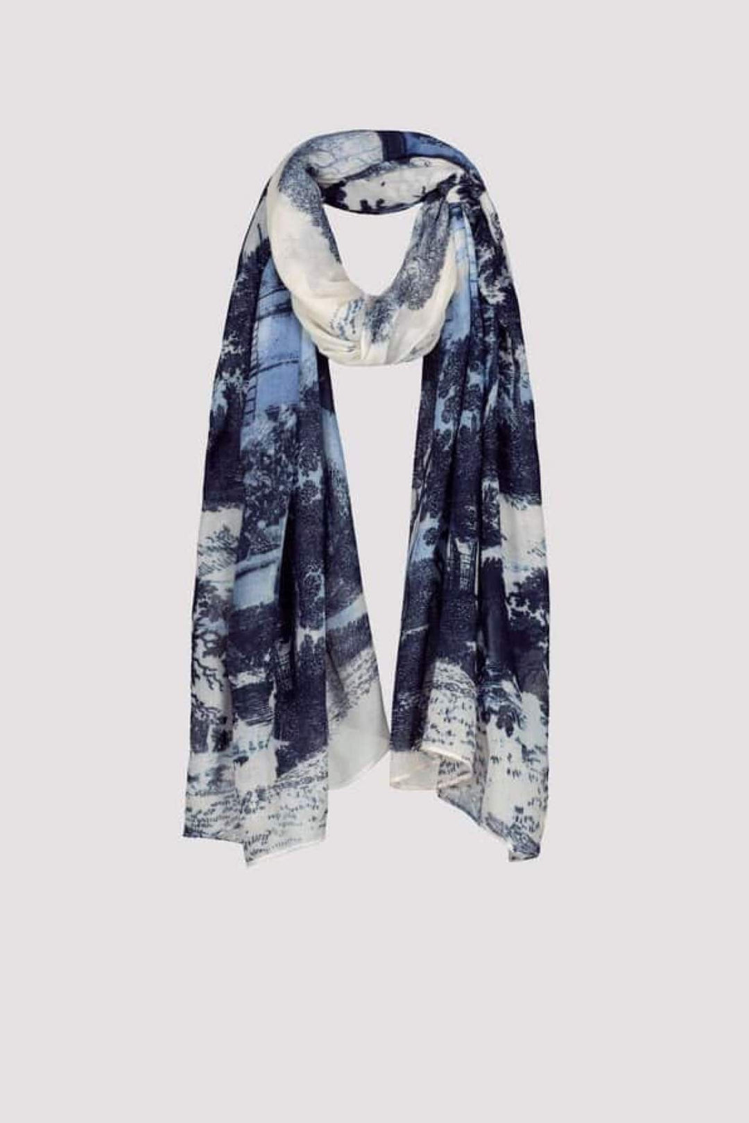 English garden print scarf