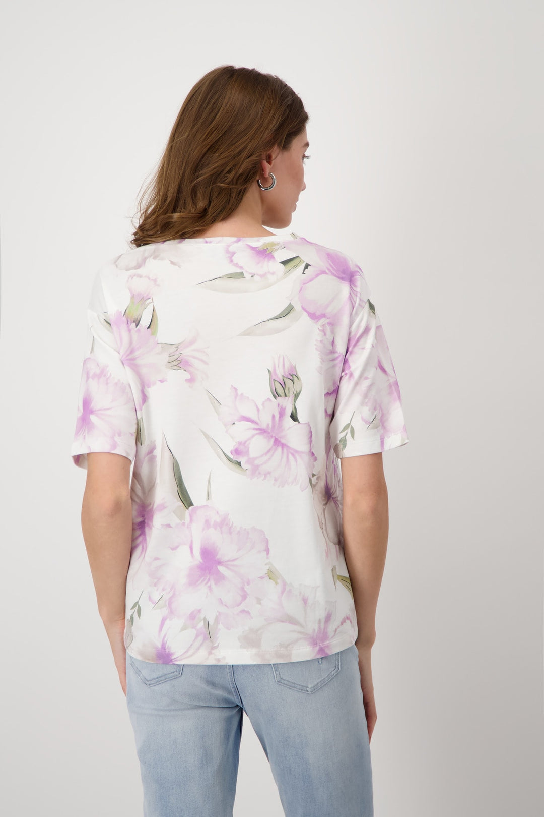 Floral pattern t-shirt