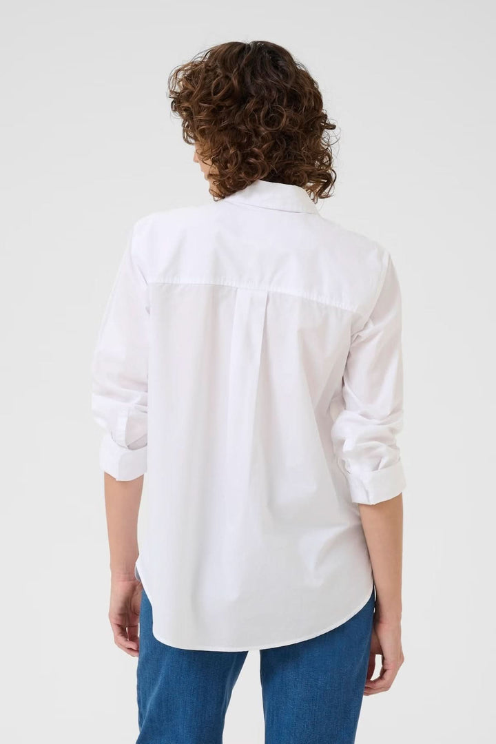 Chemise classique avec plis nervurés