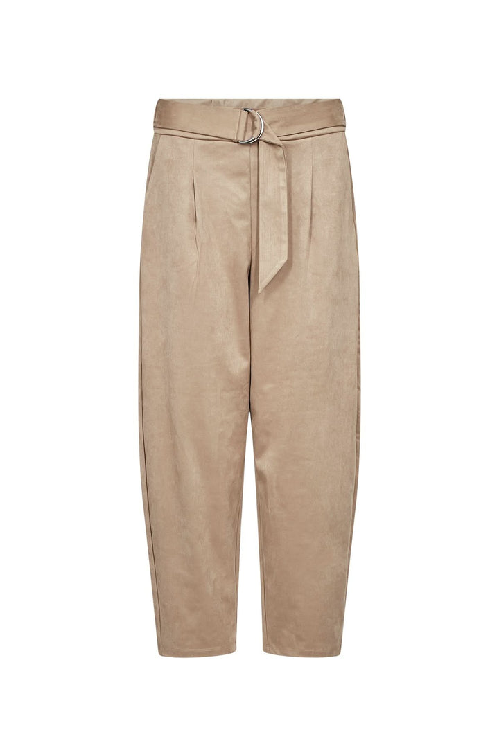 Pantalon Hudda effet suède à ceinture