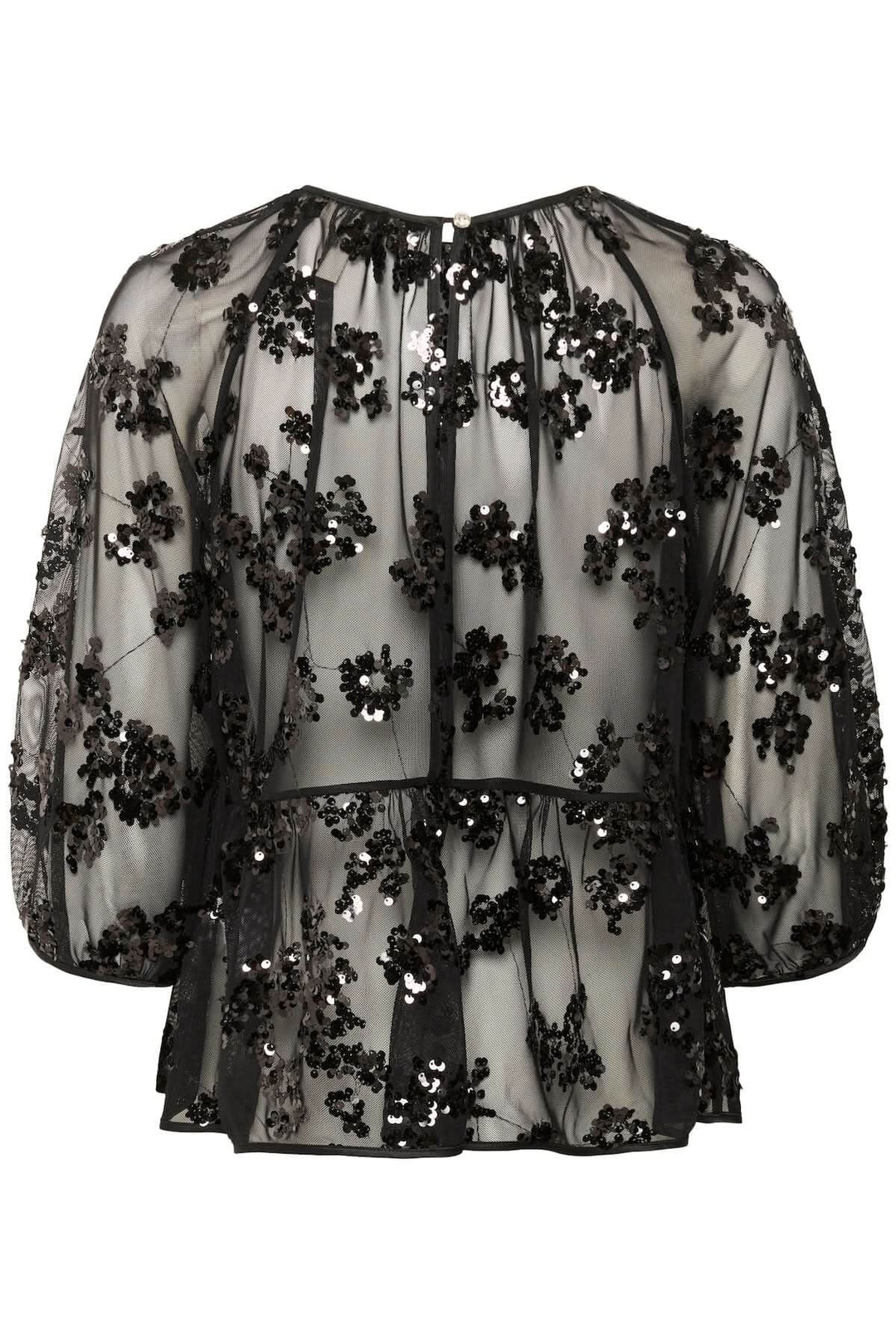 Vivan blouse with floral sequins