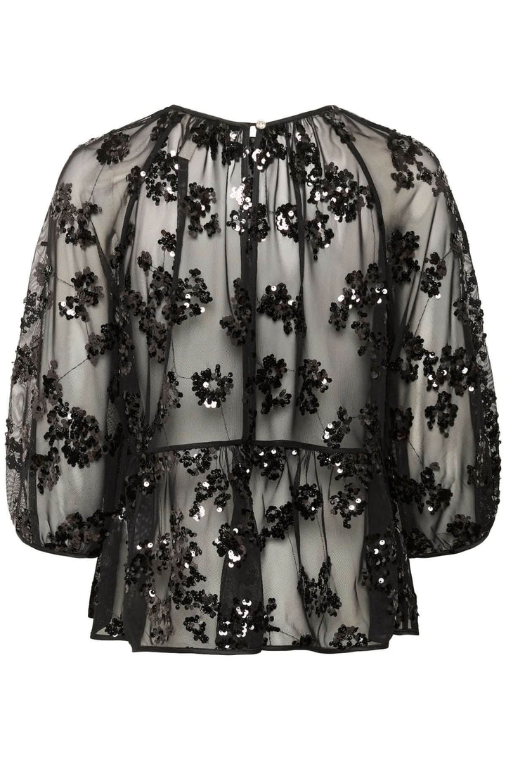 Vivan blouse with floral sequins