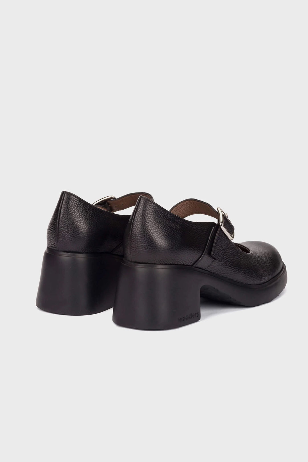 Chaussures de ville à bride et talon bloc