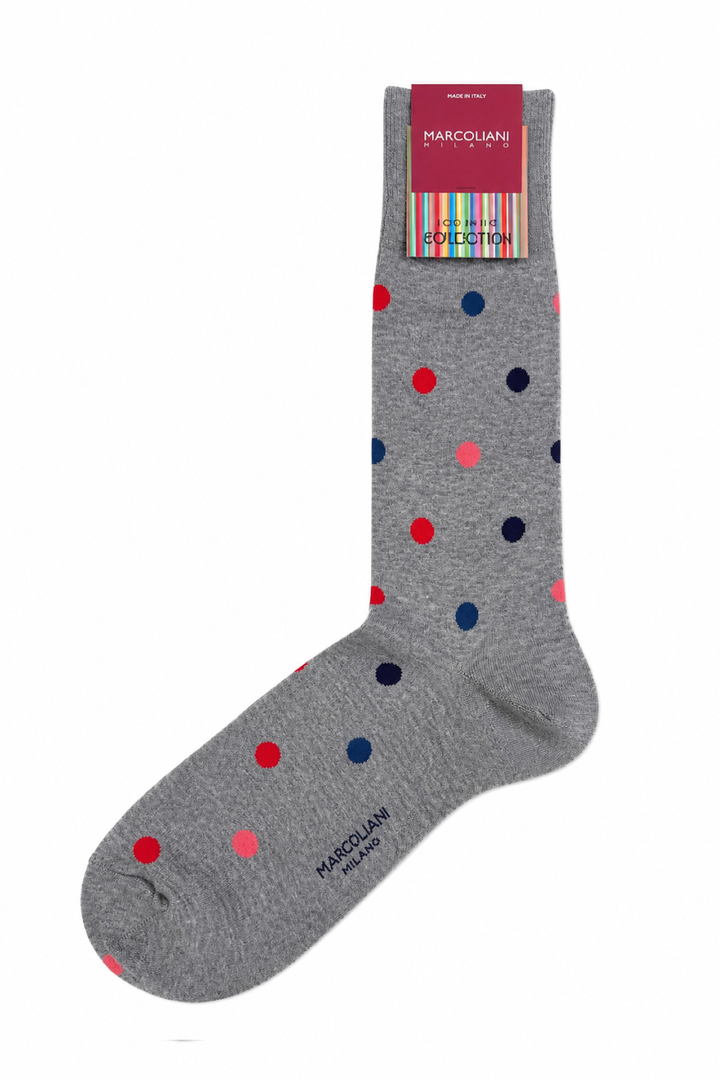 Polka-dot dress socks