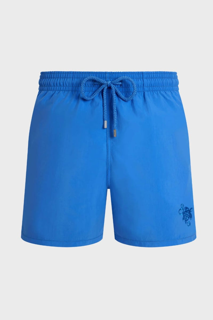 Vue de dos maillot de bain Vilebrequin pour homme vert motif ton sur ton - Valérie Simon