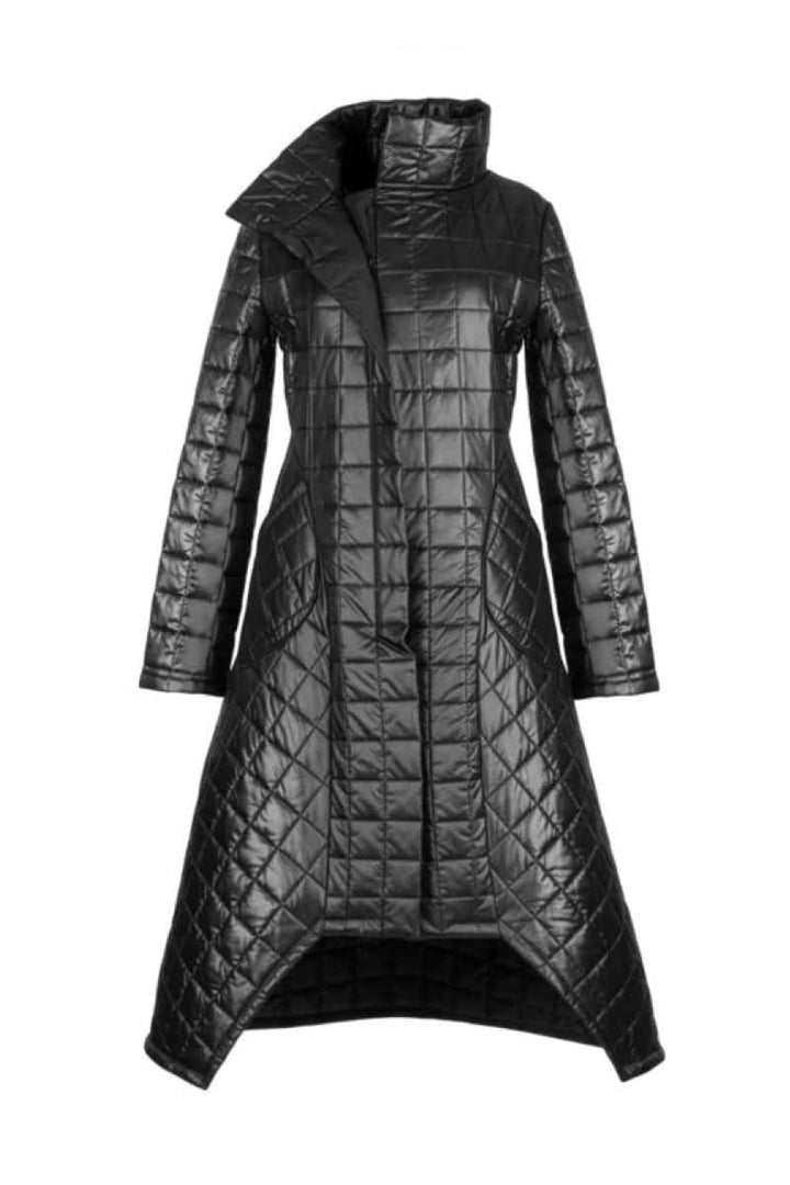 Manteau long Mivo matelassé à coupe asymétrique pour femme xenia