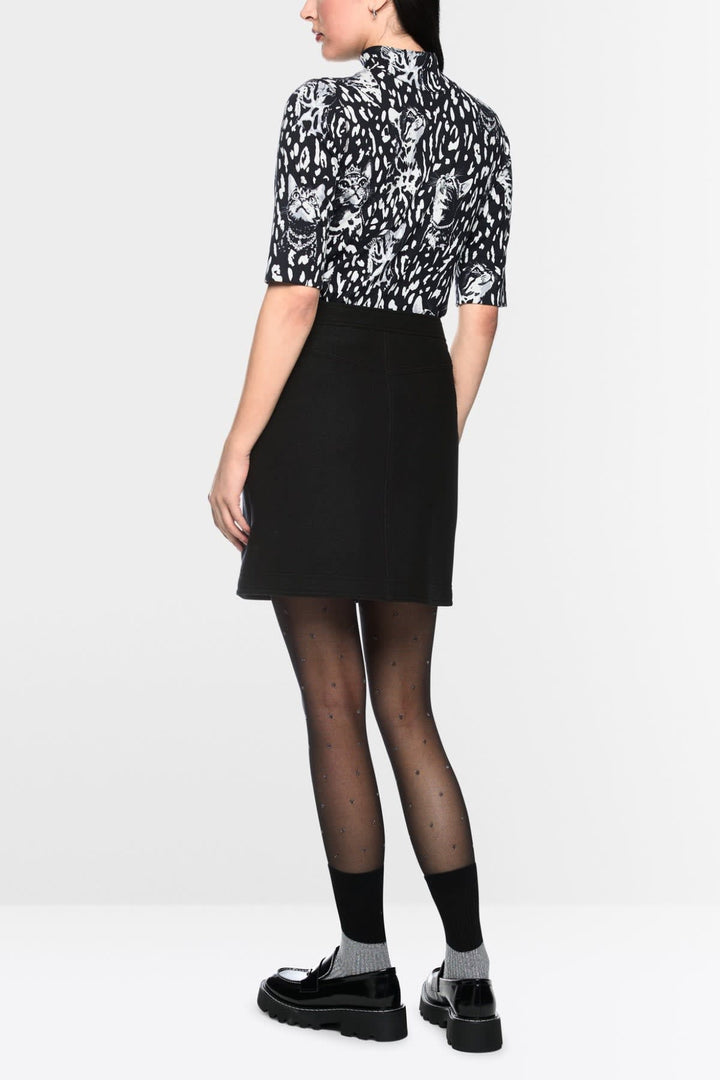 Mini-jupe en laine vierge pour femme Marc Cain