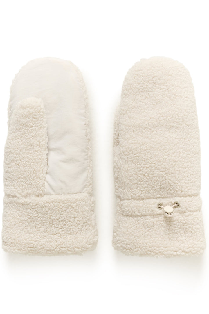 Part Two Saisa sherpa mittens for women