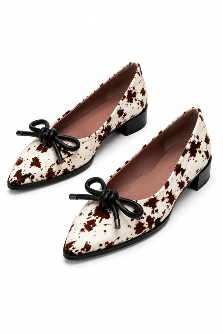 Mocassins Turin à talon avec détails décoratifs vue de côté pour femme Hispanitas