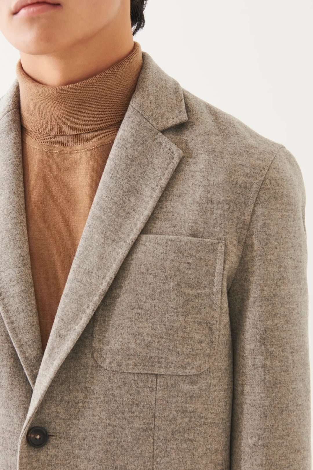 Two-button wool blazer