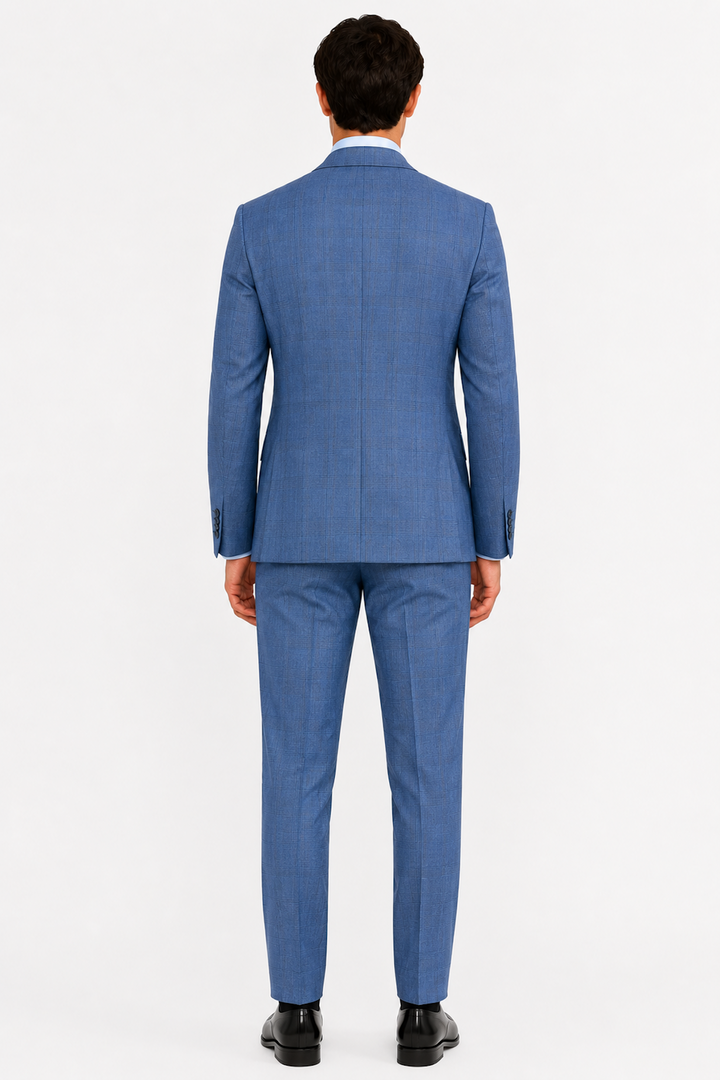 Subtle checkered suit