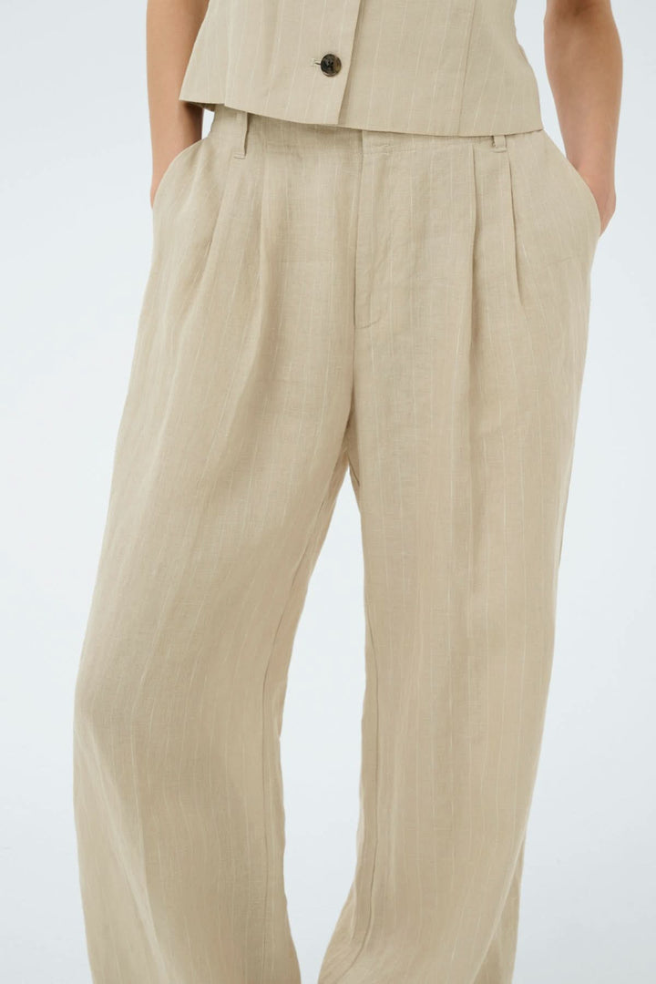 Pantalon en lin Aliya