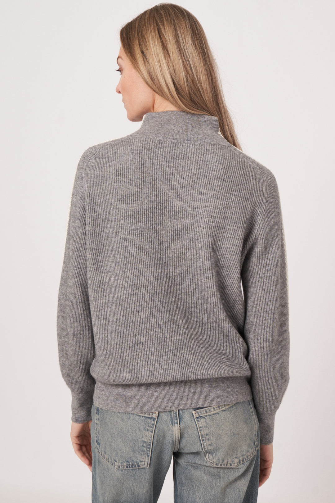 Mock-neck sweater