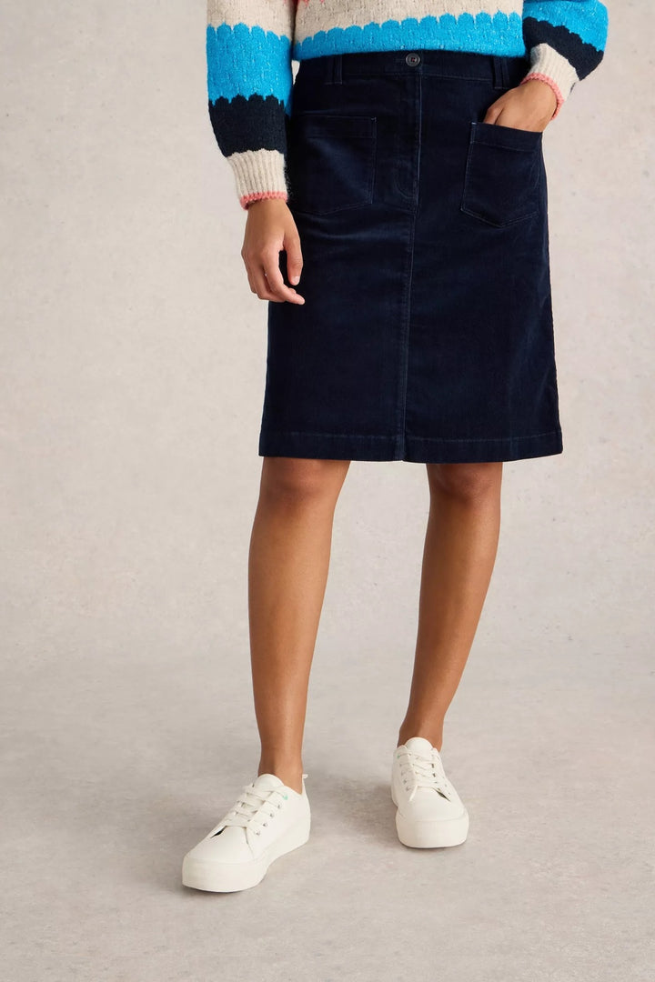 Melody organic corduroy skirt