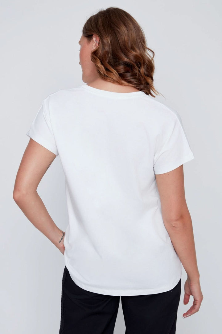 T-shirt with a heart pattern