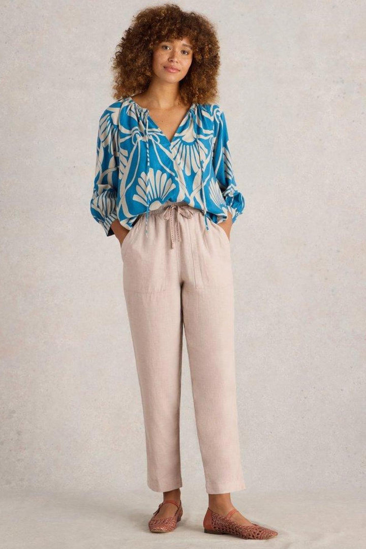 Elle linen blend pants