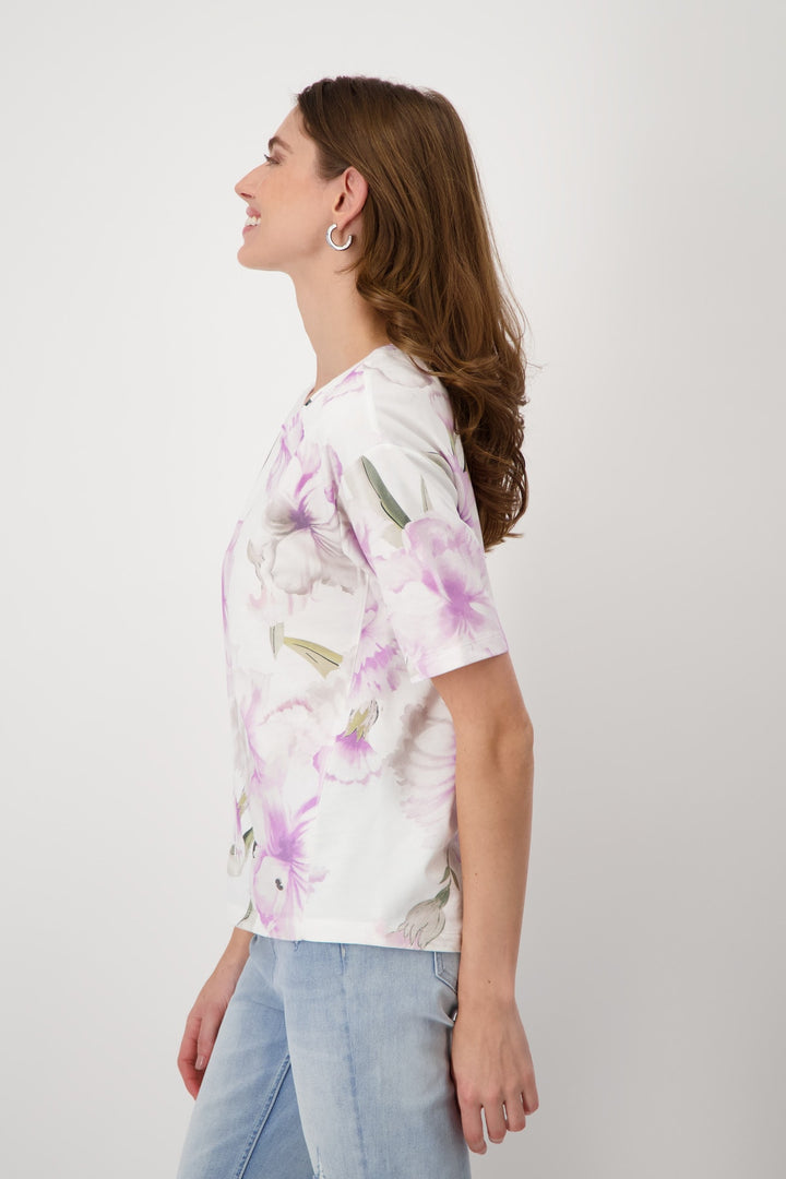 Floral pattern t-shirt