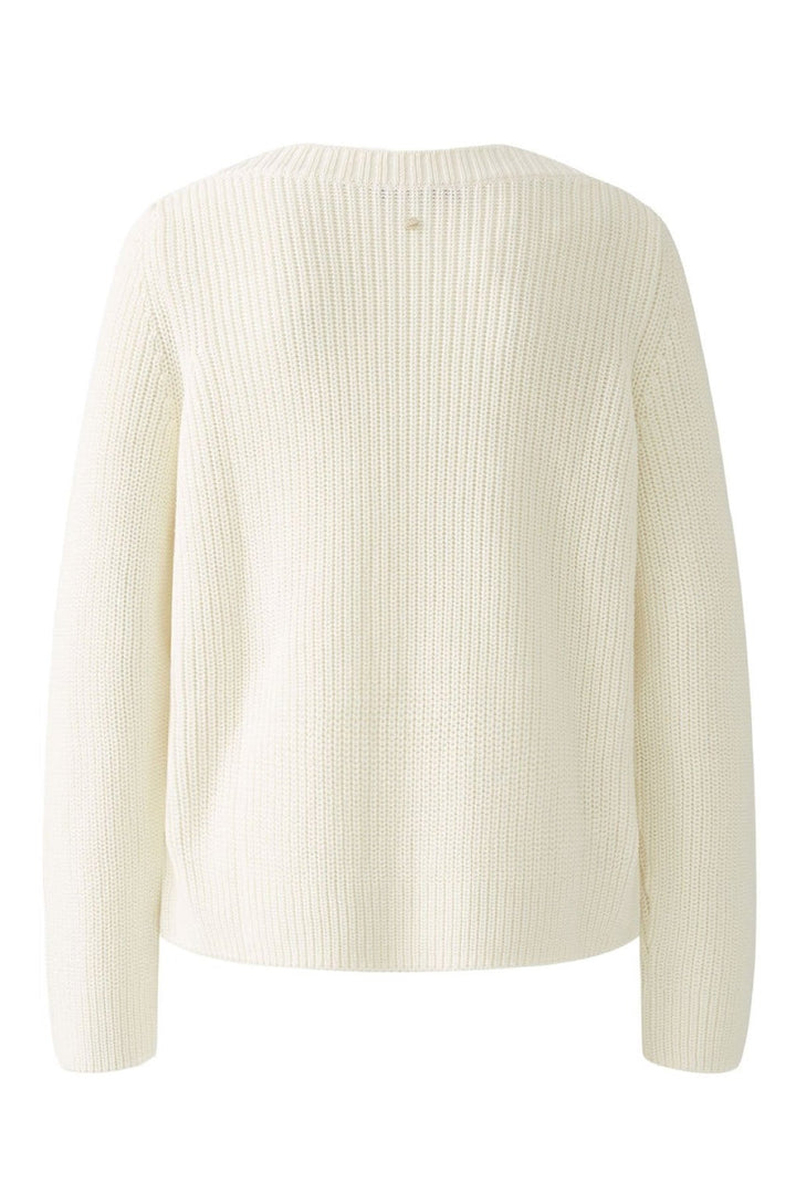 Ribbed knit sweater