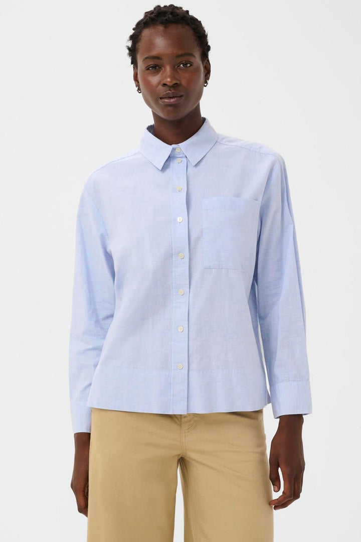 Chemise classique en popeline Nenee