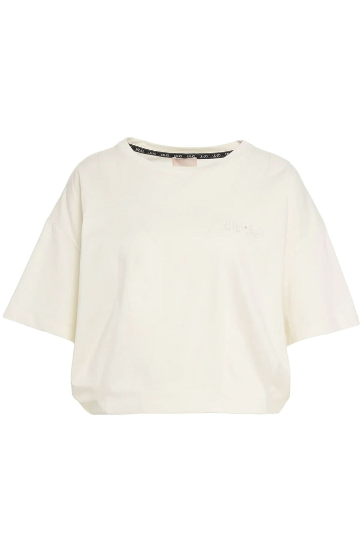 Oversized T-shirt with embroidered logo
