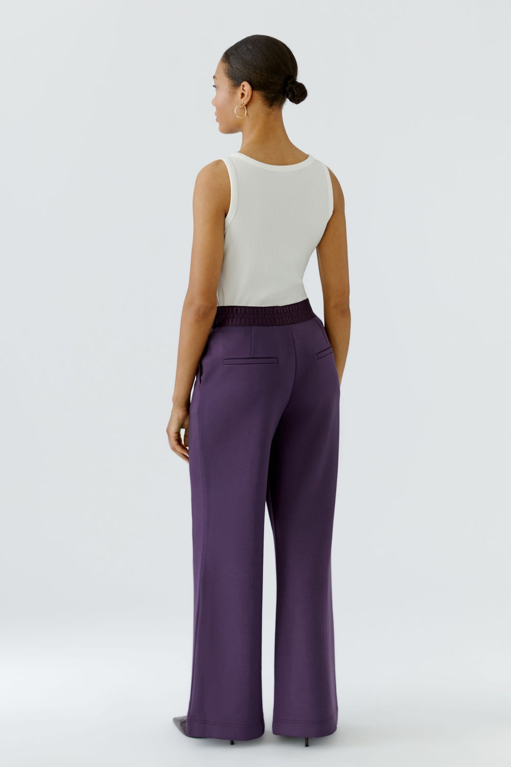 Pantalon à jambe large pour femme Oui