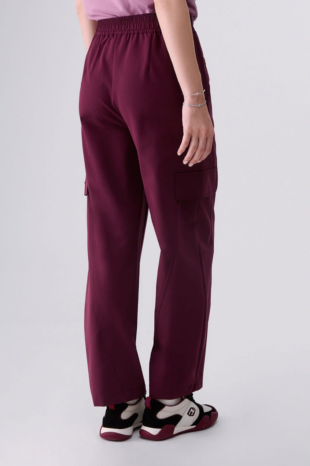 Liujo Women's Wide-Leg Cargo Pants